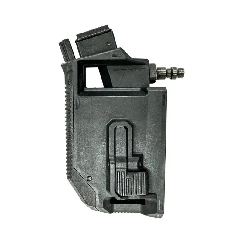 CTM Hi-Capa HPA M4 AEG Magazine 90° Angled Adapter – Black CTM Hi-Capa HPA M4 AEG Magazine 90° Angled Adapter – Black