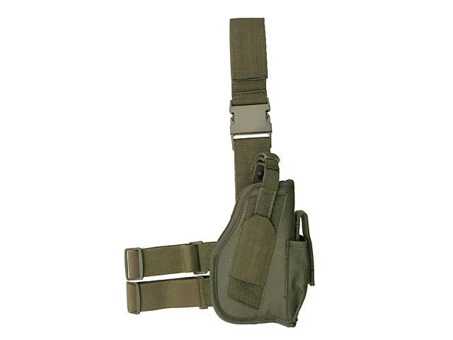 Drop leg-hylster – oliven Drop leg-hylster – oliven