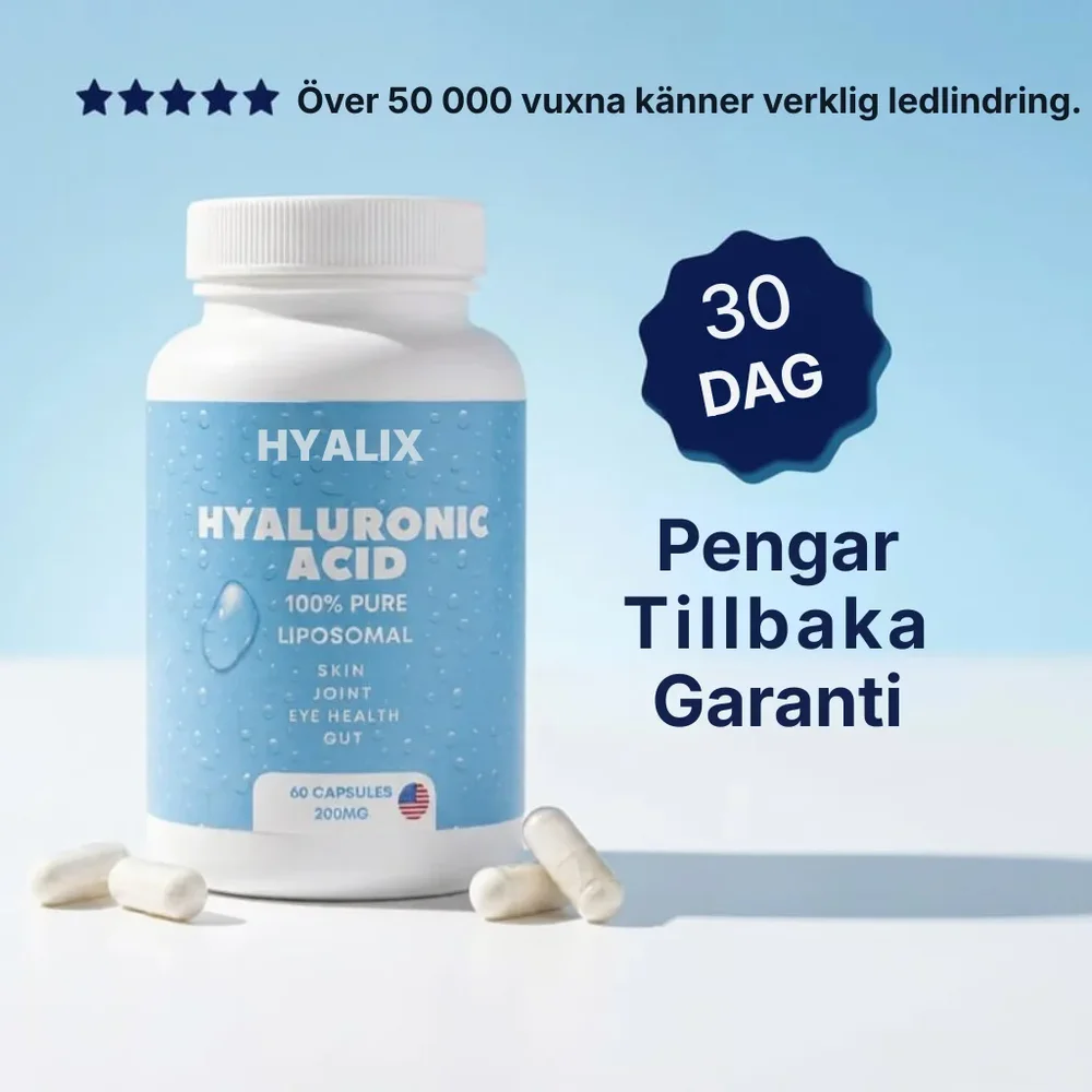 Hyalix® | Joint Molecule – Nu i form av en daglig kapsel som din kropp faktiskt kan ta upp - Bild 2