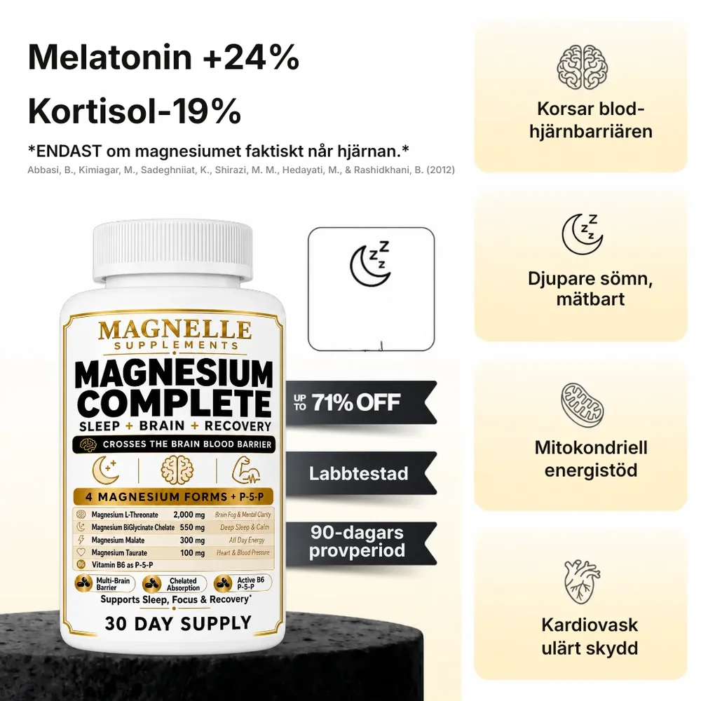Magnelle® | Magnesiumkomplex för hjärnan - Bild 1