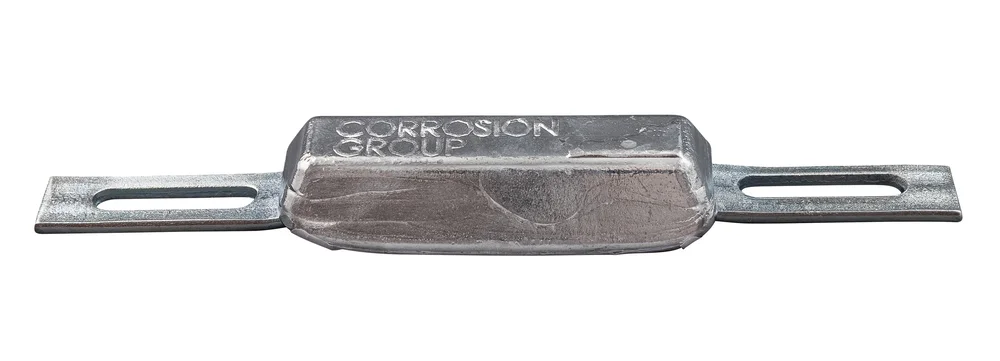 Aluminiumanod (AL-arm)120g/0,26LB, 85*35*16mm (140mm), hål 7*13mm Aluminiumanod (AL-arm)120g/0,26LB, 85*35*16mm (140mm), hål 7*13mm