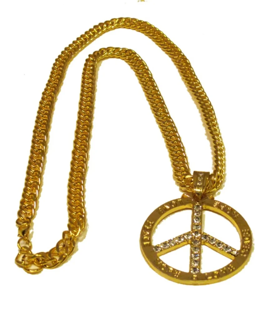 Iced Peace halsband Hip Hop - Bild 1
