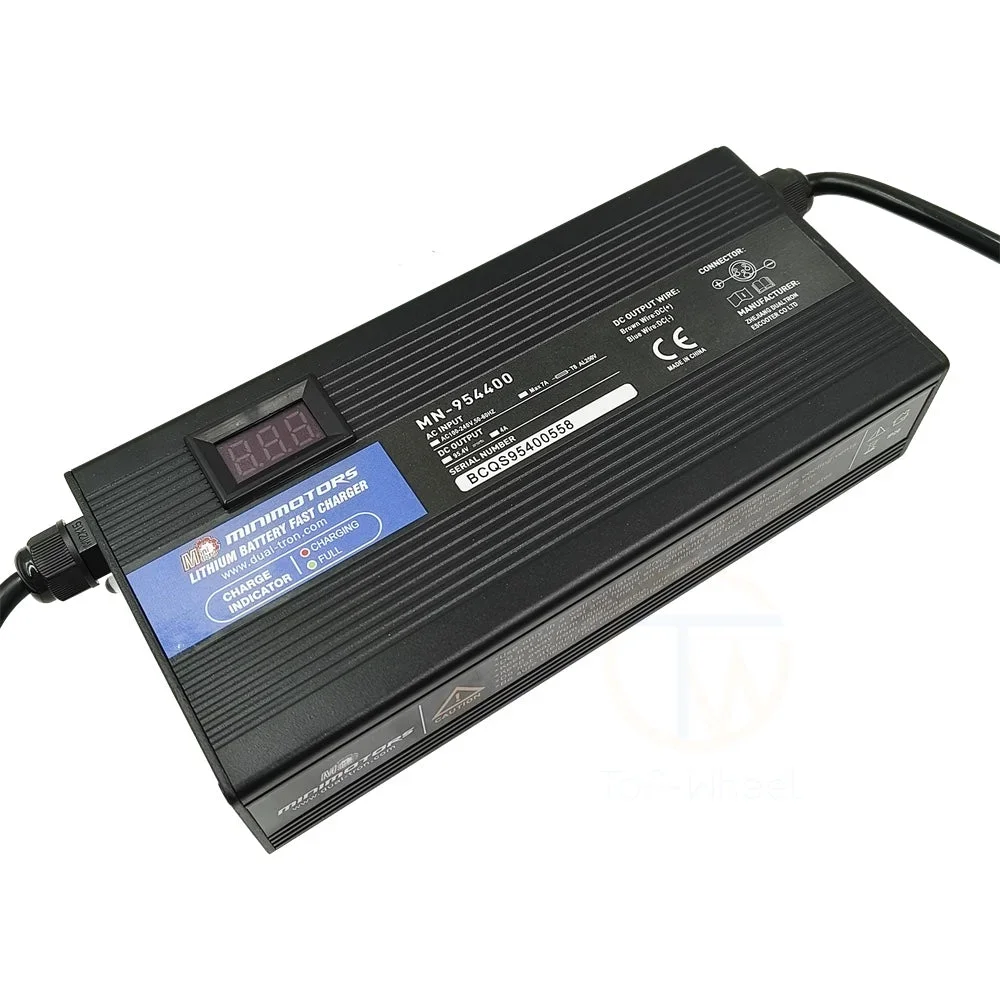 Dualtron 95.45V 4A Snabbladdare Med Display KN Port - Bild 2