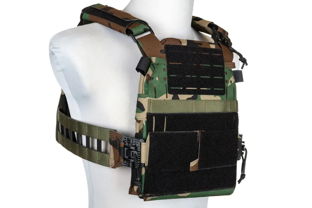 Specna Arms Tactical QR III Woodland Plate Carrier Vest - Bild 3