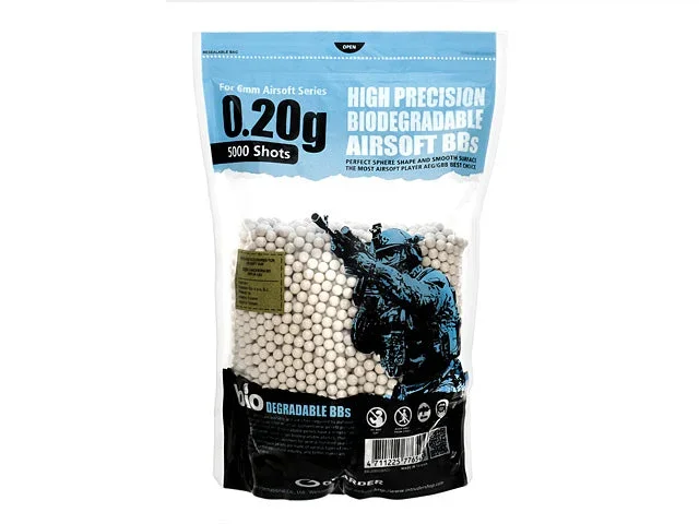 Højpræcisions BIO BB-kugler 0,20 g – 5000 stk. i pose