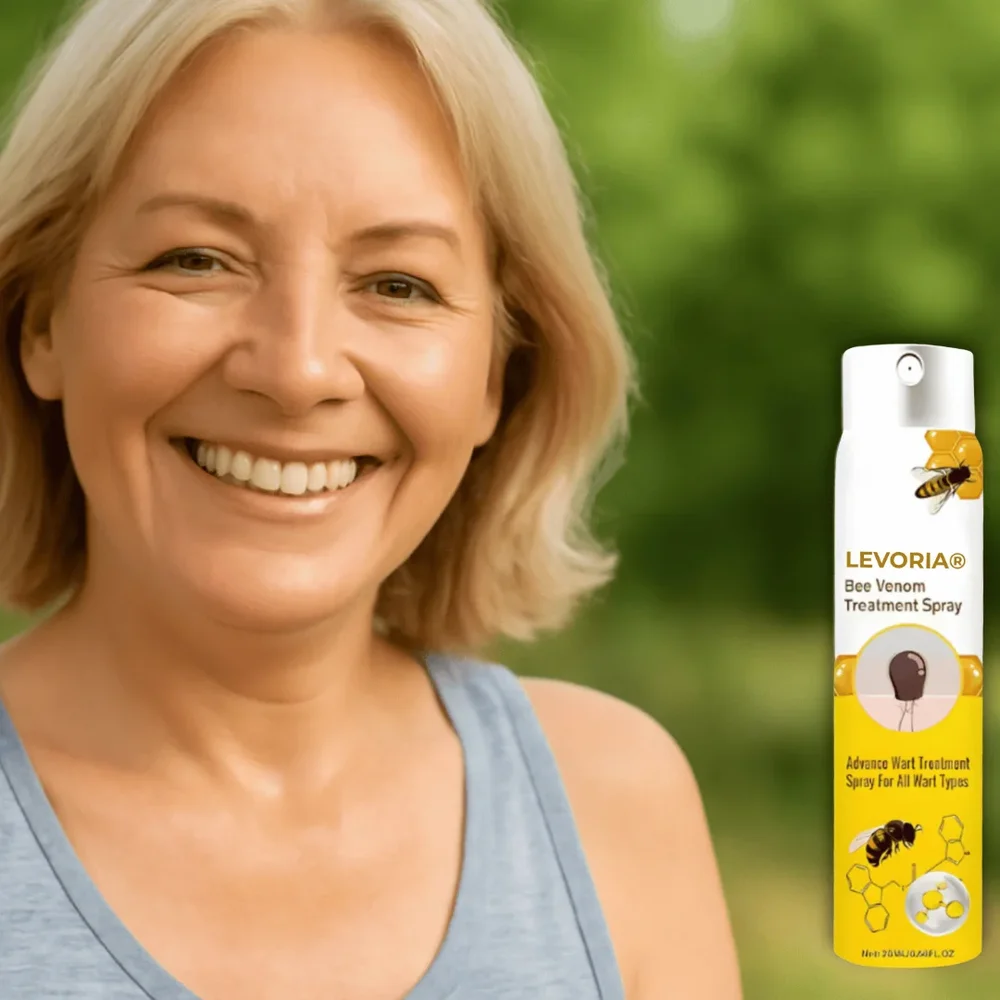 Levoria® BeeSmooth Spray | Säg adjö till hudflikar och vårtor – avslöja slät, självsäker hud på bara 7 dagar! - Bild 3