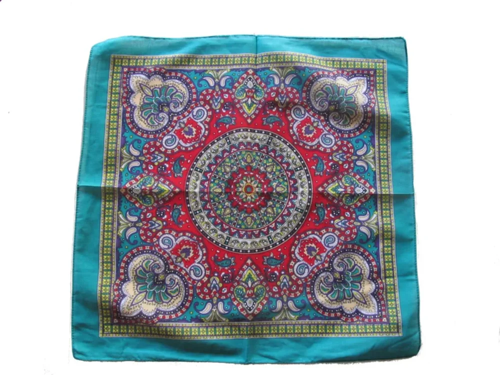 Pattern Grön Bandana Motorcykel Scarf