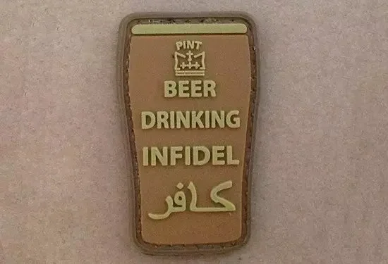 BEER DRINKING INFIDEL – PATCH BEER DRINKING INFIDEL – PATCH