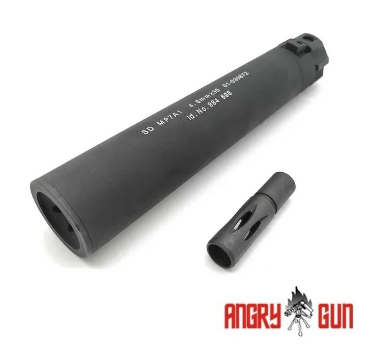 Angry Gun QD lyddæmper til Tokyo Marui MP7 A1 GBB, 12+ mm CW - Bild 1