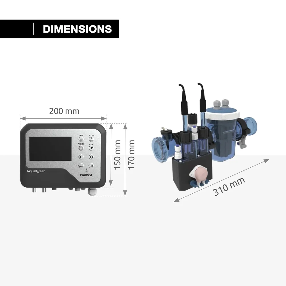 Poolex Aqualyser – Intelligent och automatisk vattenrening med full kontroll - Bild 3
