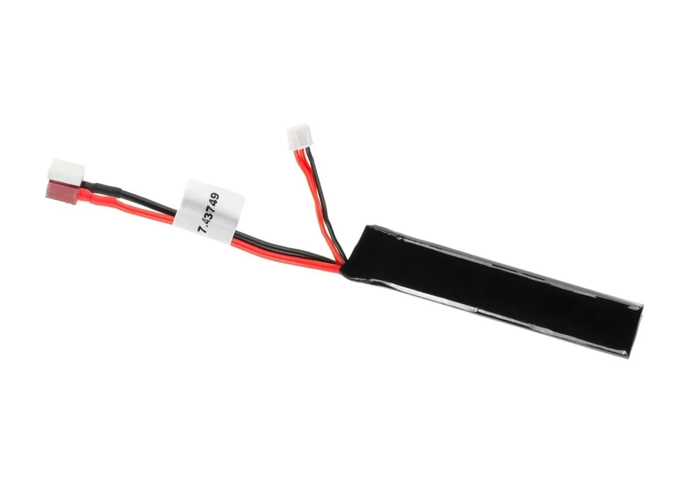 LiPo 7,4V 1100mAh 20C Stock Tube Type T-Plug - Bild 2