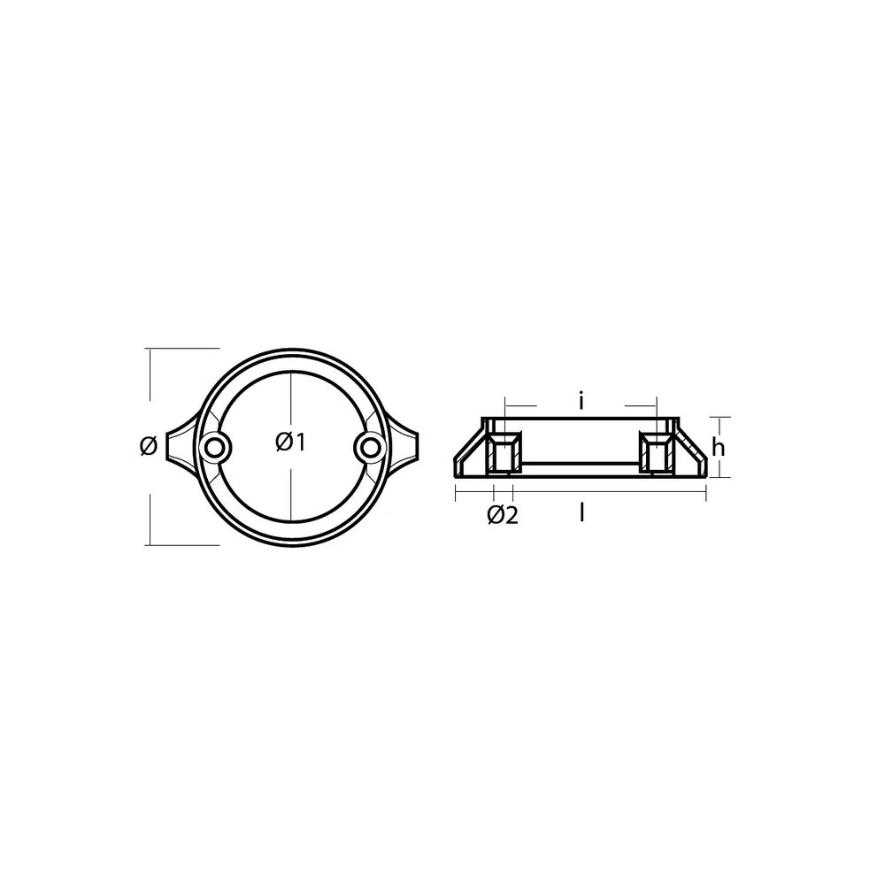 Magnesiumanod Volvo Penta typ duo prop 290, motoranod, VP 876138, 0.12KG - Bild 3