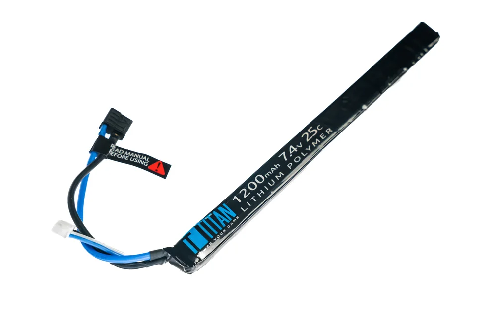 TITAN Li-Po Batteri 7.4V 1200mAh 25C – Stick (AK) T-Dean - Bild 2