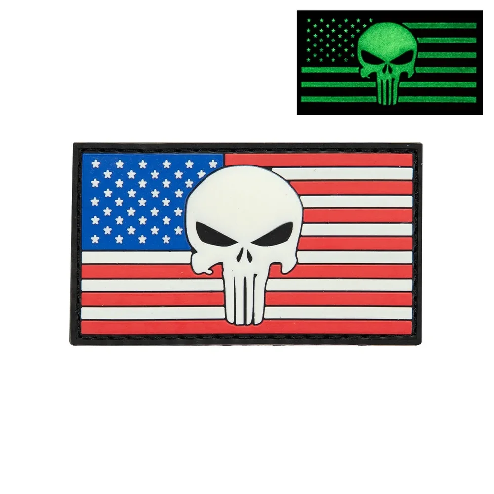 Patch PVC 3D US Flag - Ghost - Bild 1