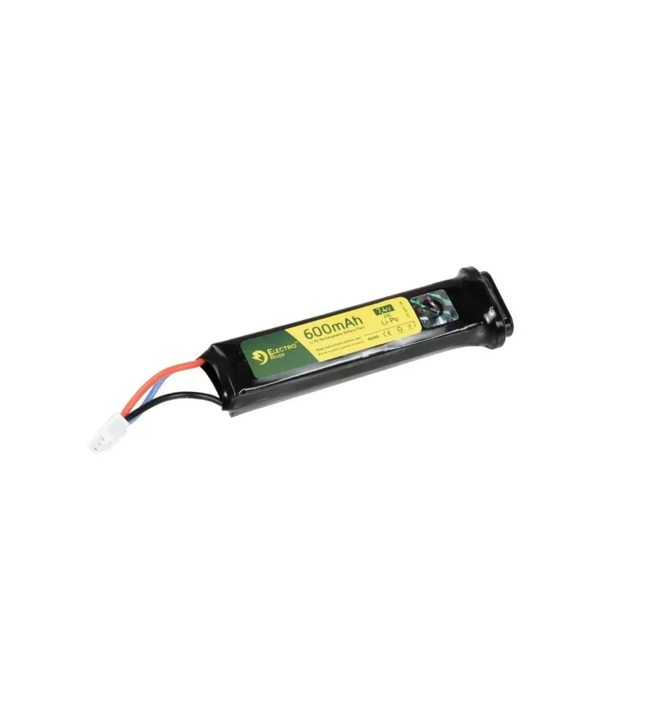 Electro River LiPo Batteri 7,4V 600mAh 20C – AEP Electro River LiPo Batteri 7,4V 600mAh 20C – AEP