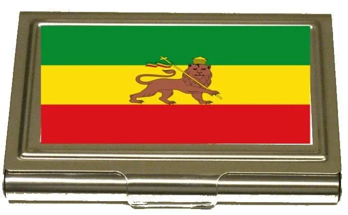 Korthållare - Ethiopian flagga Rastafari - Bild 1