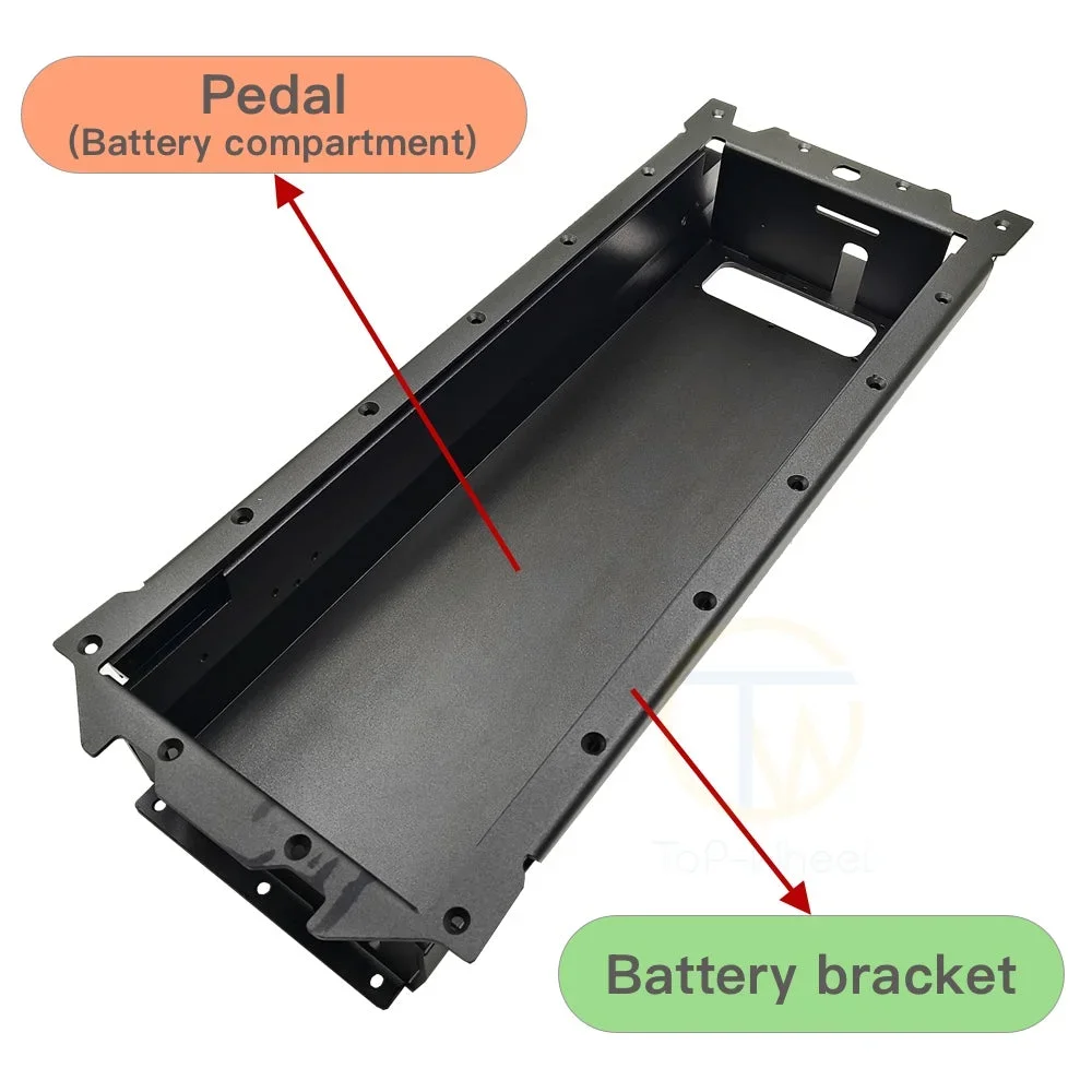 KAABO Wolf King GTR Elsparkcykel Pedalbas Batterifack - Bild 3