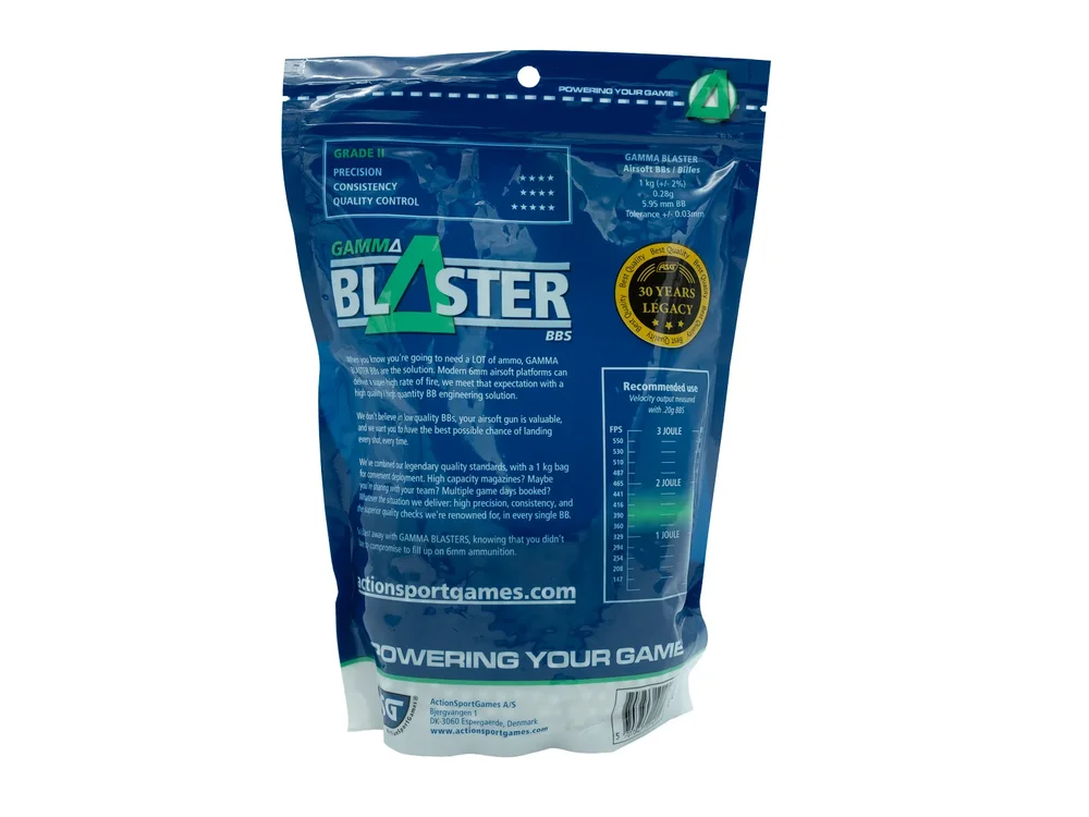 Gamma Blaster kugler, 0,28 g - 1 kg pose - Bild 2