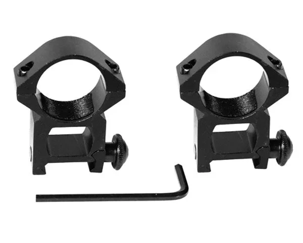 Høje monteringsringe 25 mm til RIS-rail