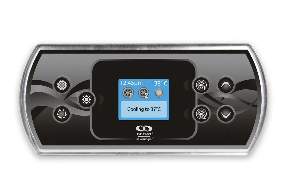 Display Gecko IN.K500 med etikett Display Gecko IN.K500 med etikett