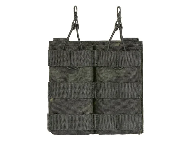 Modulær Double magasinlomme med åben top til 5.56 – Multicam Black - Bild 3