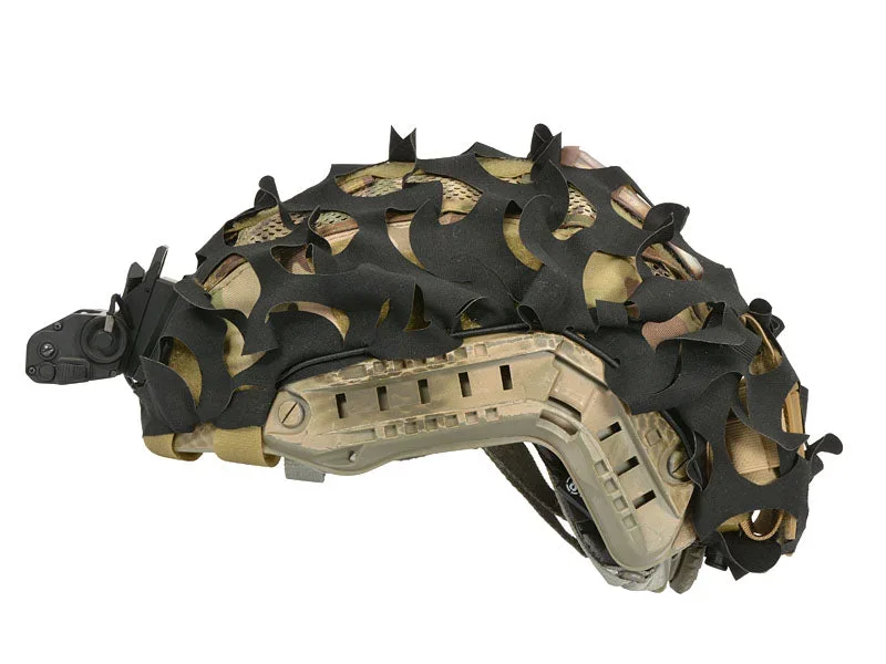 3D camouflage-hjelmovertræk til High-Cut hjelm, laser-cut 3D camouflage-hjelmovertræk til High-Cut hjelm, laser-cut