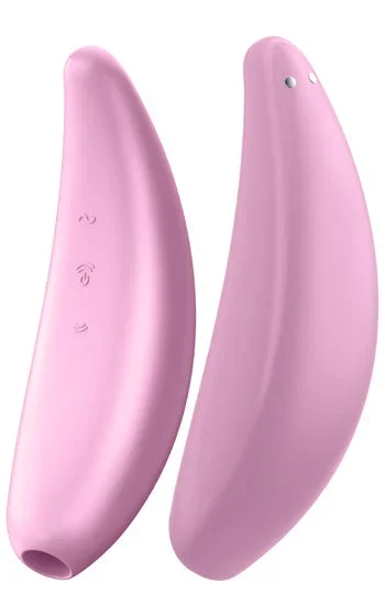 Satisfyer Curvy 3 Plus – Lufttrycksvibrator i sammetslen silikon med appstyrning - Bild 3