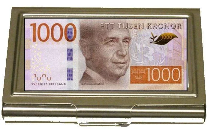 Tusen Kronor korthållare - Bild 1