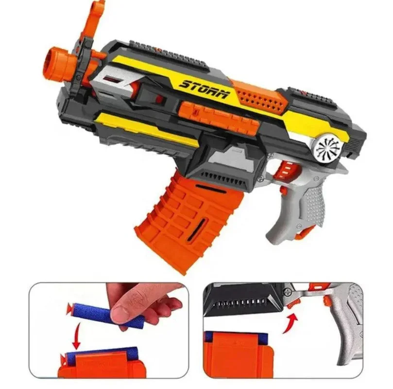 Submachine Blaster Electric Auto Pump Action Long Shoot Range - Bild 2