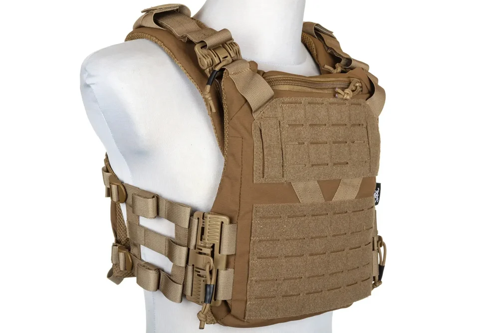 Specna Arms Tactical QR IV Tan Plate Carrier Vest - Bild 3