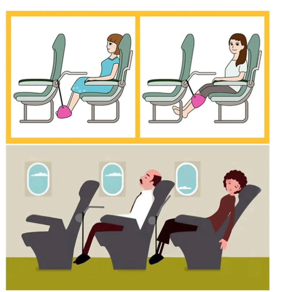Hängmatta för fötter hammock flygplan - COMFY HANGER (Flygresor) - Bild 3