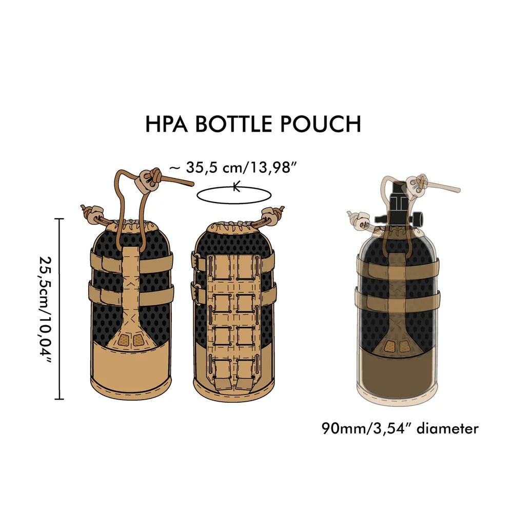 HPA Molle Pouch - Sort - Bild 2