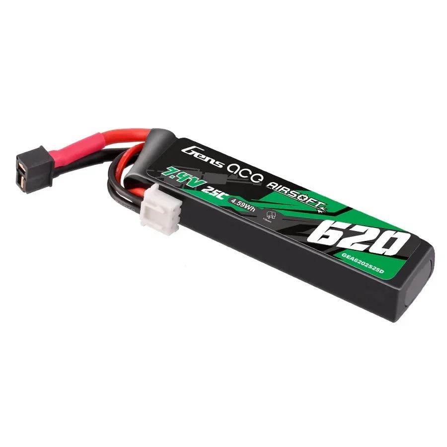 Gens ACE LiPo Batteri 7,4V 620mAh 25C - Mini T-Dean - Bild 3