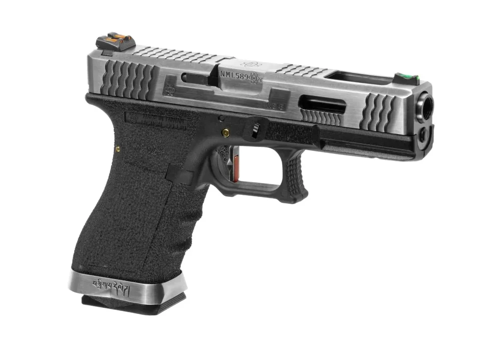 WE G-Force 18C SV Silver Barrel Metal Version GBB – Desert WE G-Force 18C SV Silver Barrel Metal Version GBB – Desert