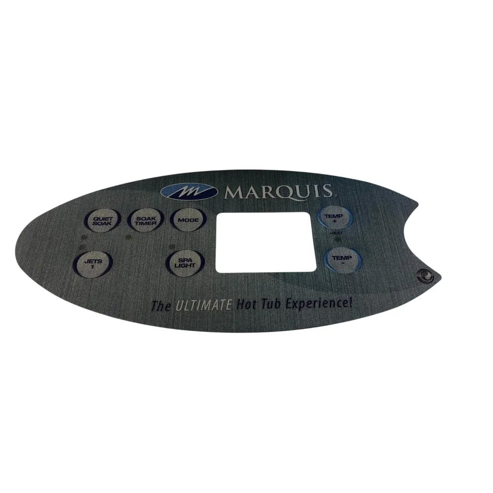 Etikett till Marquis kontrollpanel MQ 7-knappar 1 pump 2012