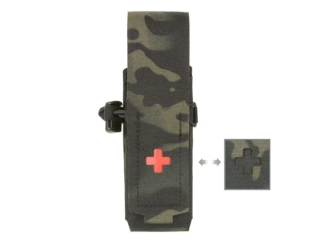 Universel tourniquetlomme type B, laser-cut – Multicam Black - Bild 2