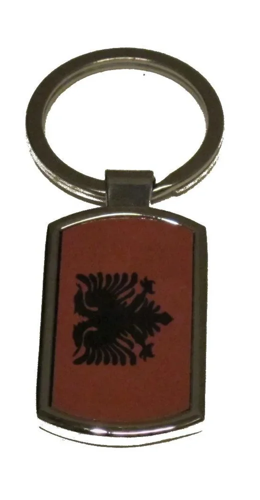 Albanska Flagga nyckelring - Bild 1
