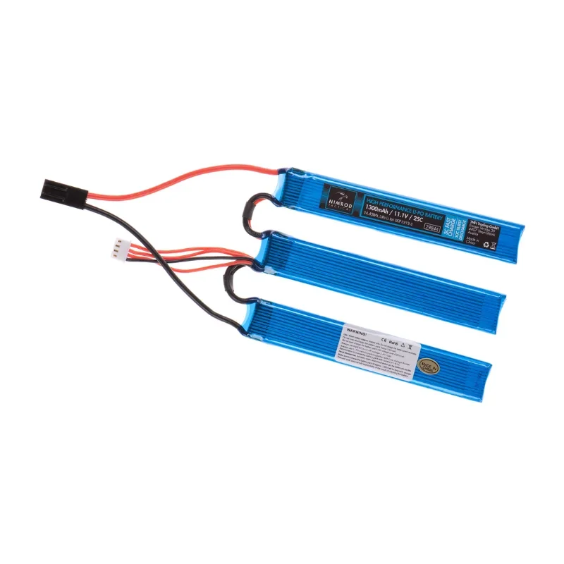 Nimrod LiPo 11.1V 1300mAh 25C Split Type Nimrod LiPo 11.1V 1300mAh 25C Split Type