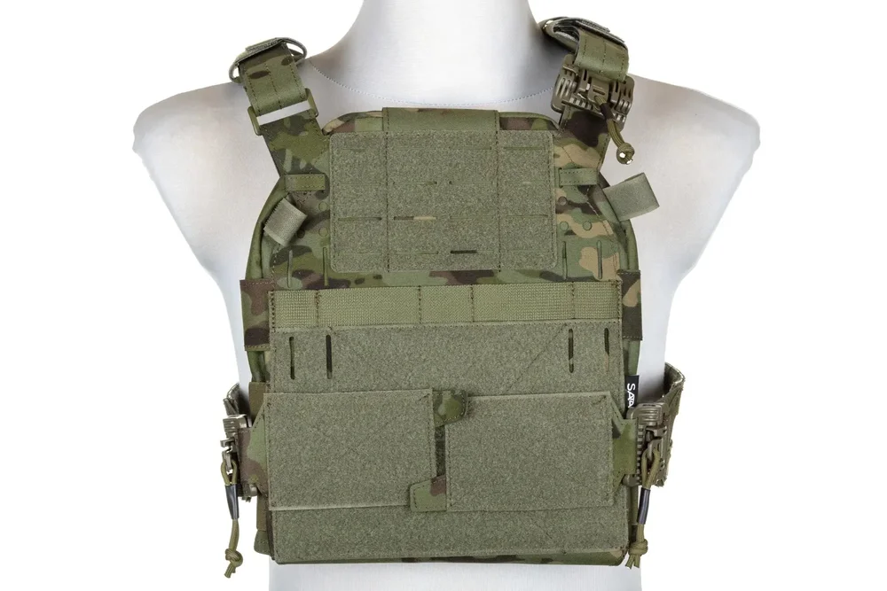Specna Arms Tactical QR III Plate Carrier Vest Multicam Tropic - Bild 2