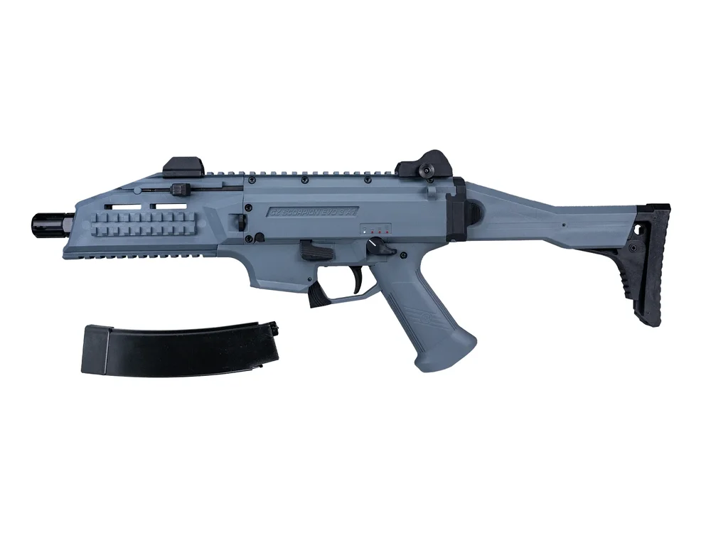 CZ Scorpion EVO 3 A1, AEG, M95, Battleship Grey - Bild 3