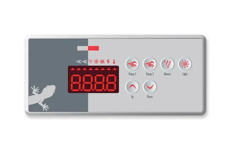 Display Gecko TSC-35-GE1 med etikett Display Gecko TSC-35-GE1 med etikett