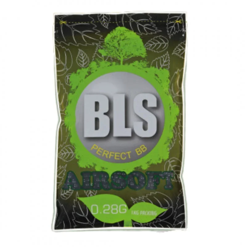 BLS BIO Airsoft BBs 0.28g – 3500 stk (Sort) BLS BIO Airsoft BBs 0.28g – 3500 stk (Sort)