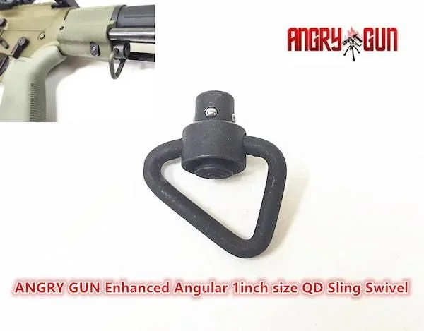 Angry Gun vinklet QD-slyngeøje i stål til 25,4 mm rem - Bild 2
