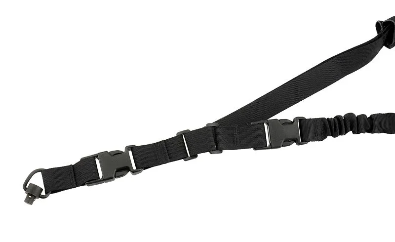 Polstret 1-punkts bungee-sling med QD – sort - Bild 2