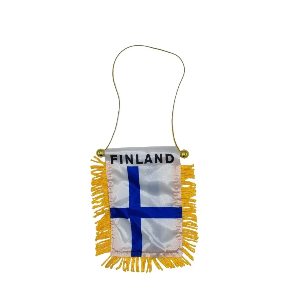 Hängande flagga bil backspegel med sugkopp - Bild 2