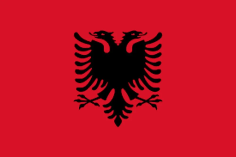 Flagga - Albanien