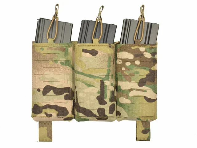 Buckle Up laser-cut panel til 3 AR15/AK-magasiner – Multicam
