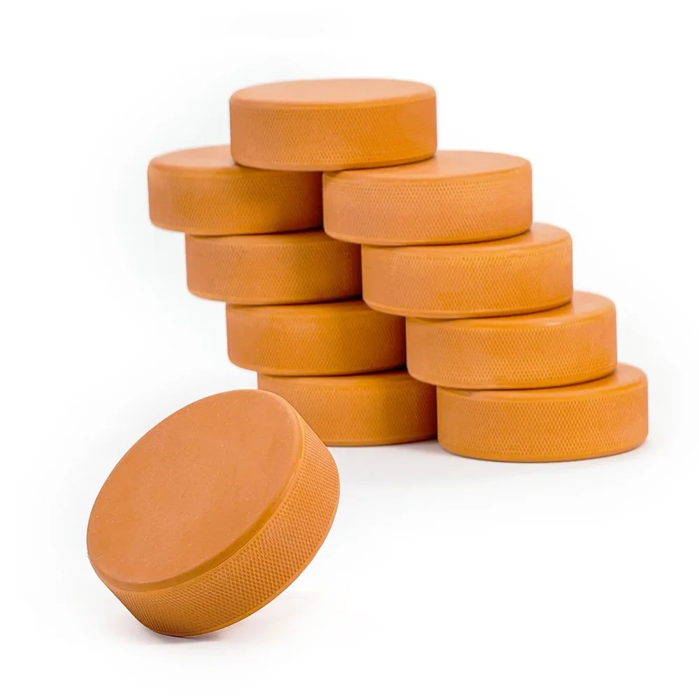 Hockeypuck Tung -  Orange Heavy Weight 10-Pack - Bild 1