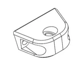 Lower Hinge Braket (Sujetador de bisagra inferior) Dualtron X2 - Bild 3