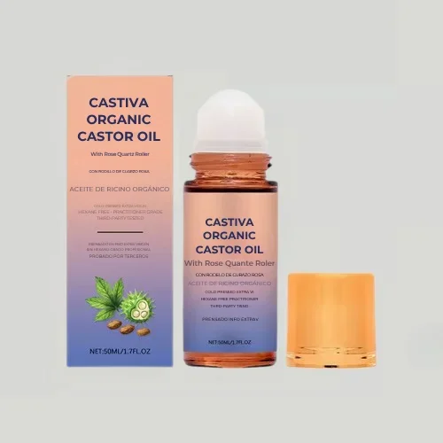 Castiva® | Roll-on med ekologisk gyllene ricinolja och rosenkvarts - Bild 1
